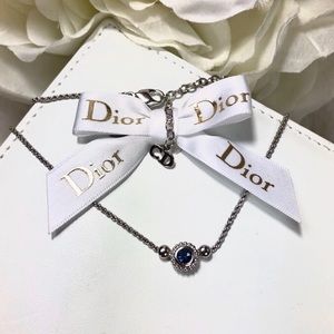 Dior Jewelry - 🌹Vtg Christian Dior Silver and Sapphire Necklace Dior Jewelry - 🌹Vtg Christian Dior Silver and Sapphire Necklace